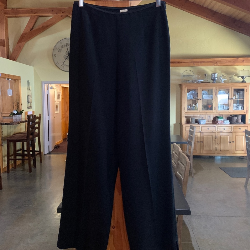 J. Jill Black Dress Stretchy & Flowy Pants size 6